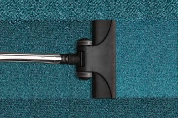 vacuuming carpet and rug